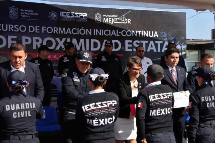 SSP Michoacán 500 nuevos policías de proximidad