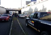 Se registra choque vehicular múltiple en la Morelos Norte de Morelia