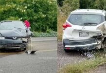 Se registran dos accidentes vehiculares en distintos sitios de Huetamo
