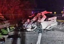 Un hombre muerto y una mujer gravemente herida, tras choque en la autopista Siglo XXI