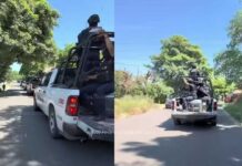 Hallan a hombre sin vida con vestimenta táctica en carretera de Apatzingán