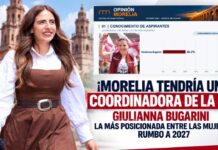 ¡Morelia Tendría una Coordinadora de la 4T! Giulianna Bugarini la más posicionada entre las mujeres rumbo a 2027