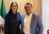 Carlos Torres Piña y Ariadna Montiel acuerdan fortalecer el trabajo territorial y revisar las estructuras seccionales en Michoacán