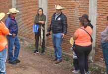 Supervisan obras de pavimentación y servicios básicos en Janamuato