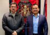 Carlos Torres Piña se reúne con Napoleón Gómez Urrutia para fortalecer el papel del sindicalismo en la transformación de Michoacán
